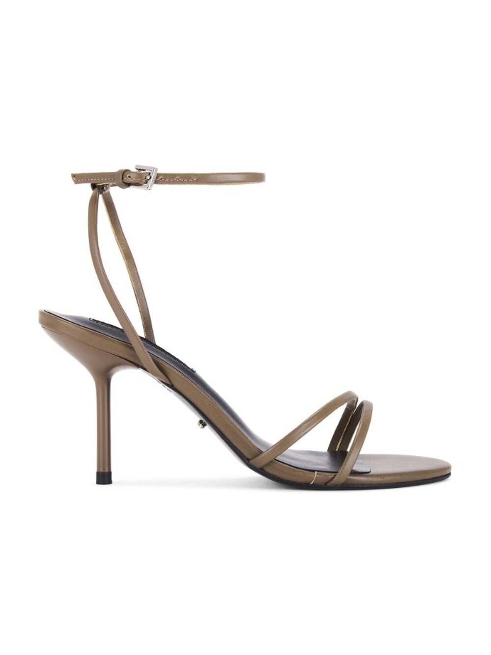 Tony Bianco Mariah Sandal Liqueur brown ankle strappy open toe mid kitten heel